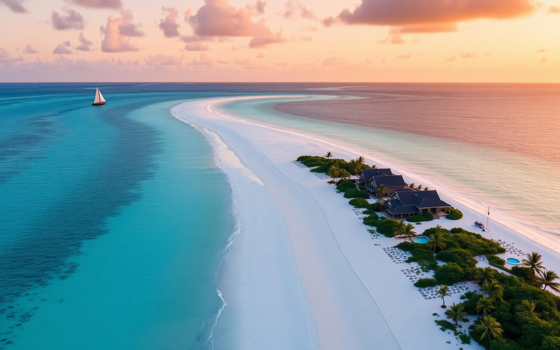 Zanzibar northern coast at Nungwi and Kendwa at sunset — ZIPA investment zone beachfront